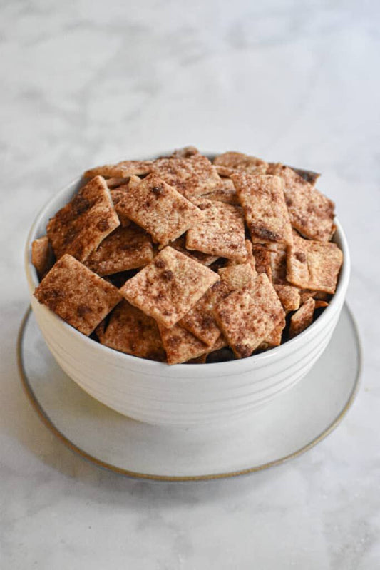 Cinnamon Sugar Discard Crackers