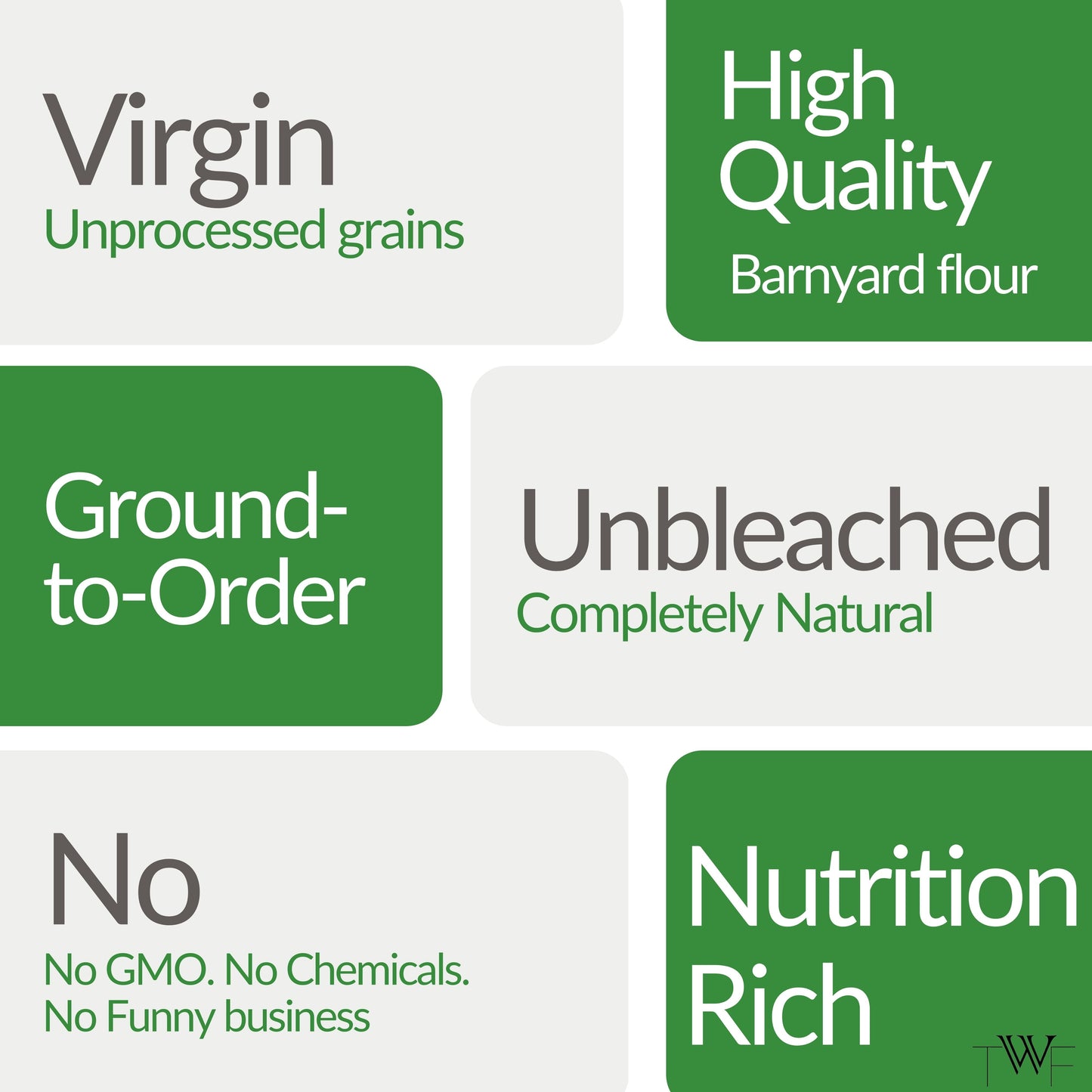 TWF Virgin Barnyard Flour