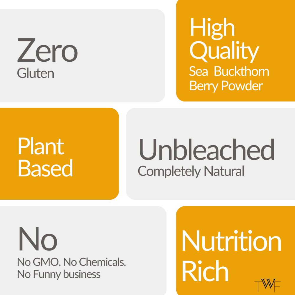 TWF Himalayan Sea Buckthorn Berries Powder