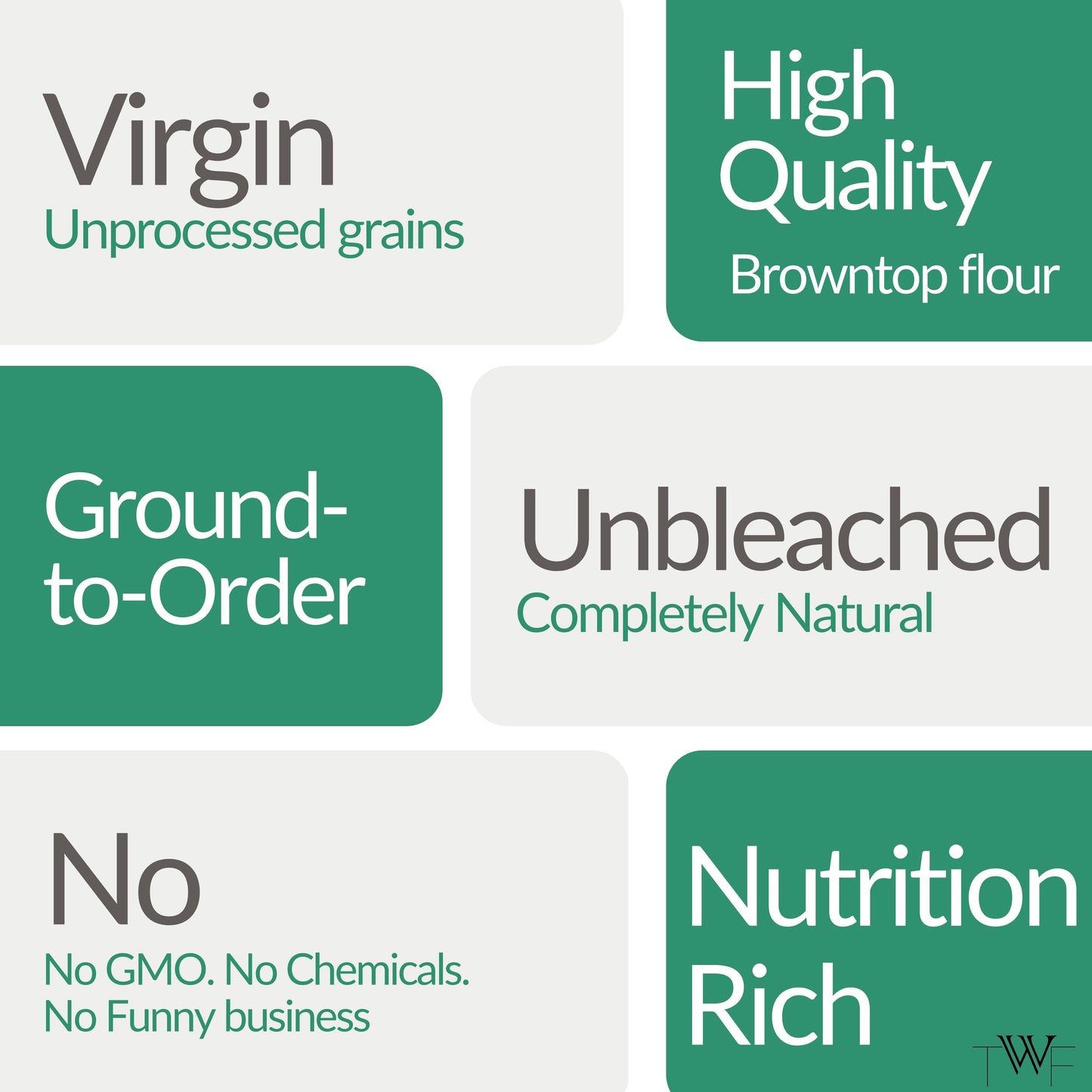 TWF Virgin Browntop Flour