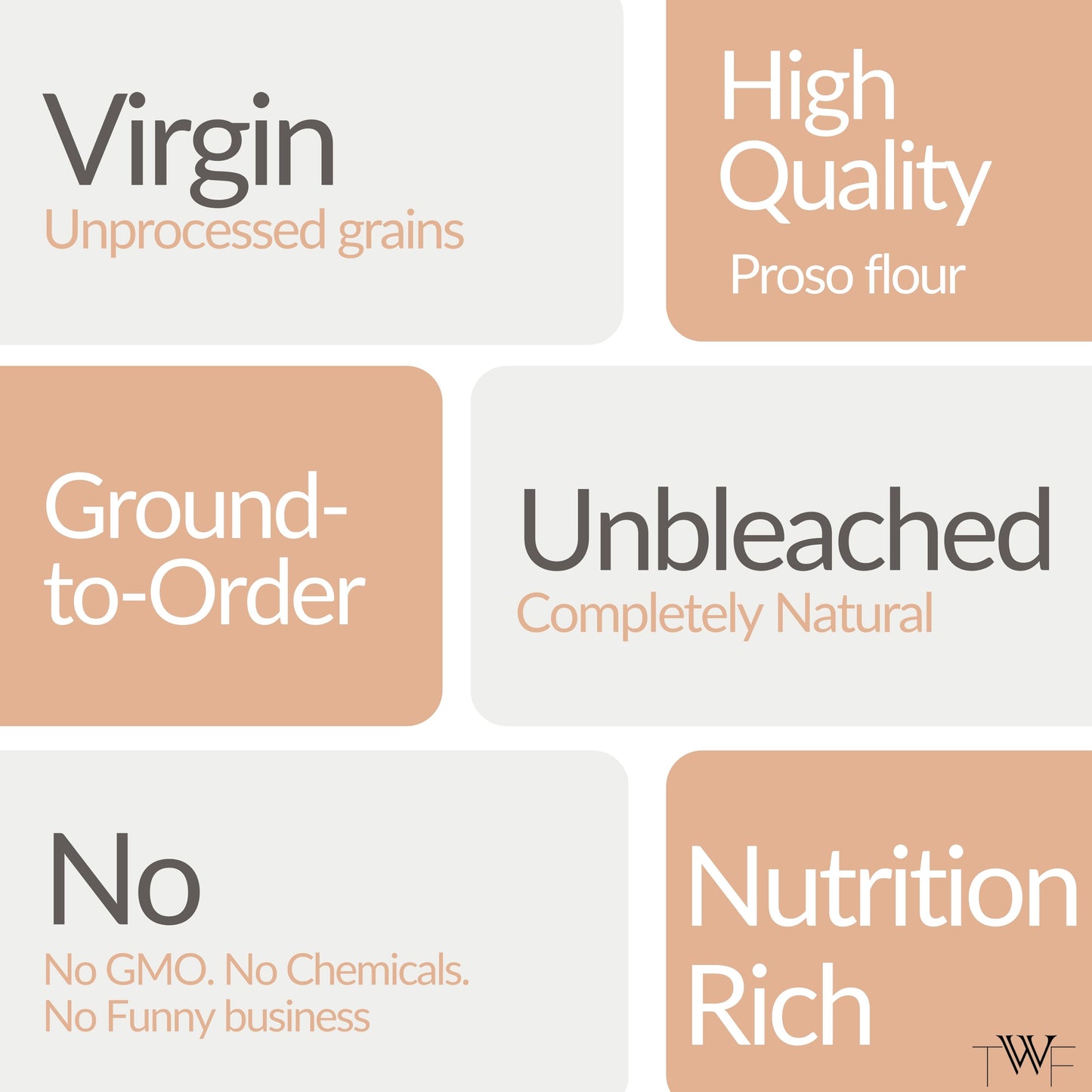 TWF Virgin Proso Flour