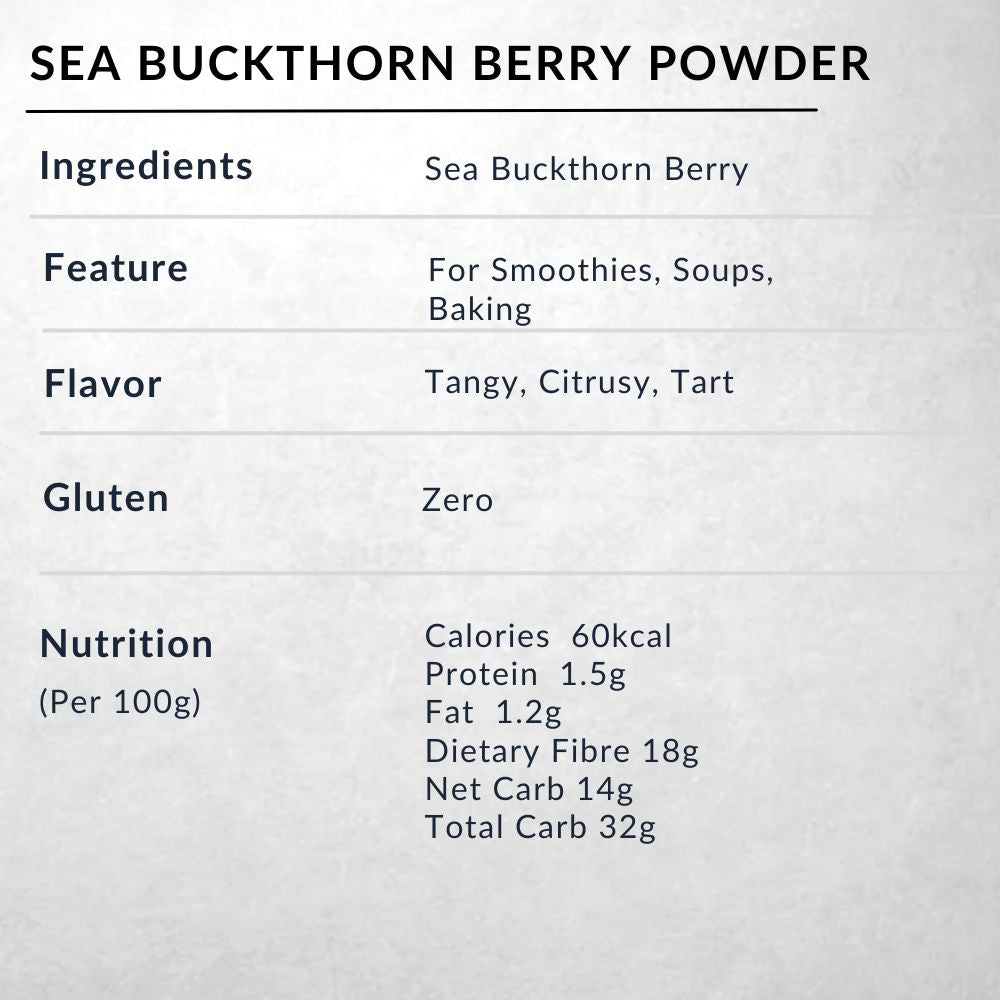 TWF Himalayan Sea Buckthorn Berries Powder