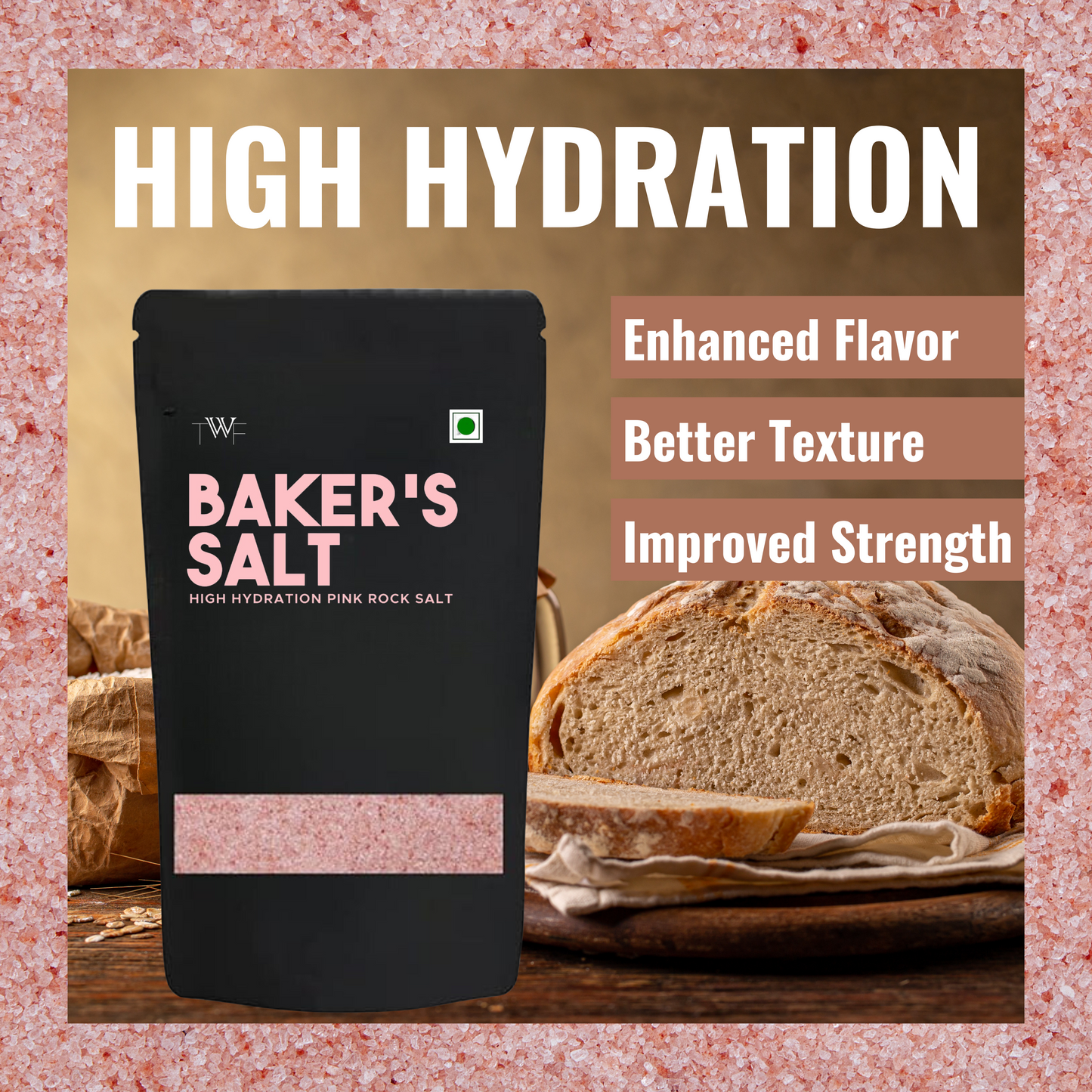 TWF Baker's Salt - Pink Rock Salt