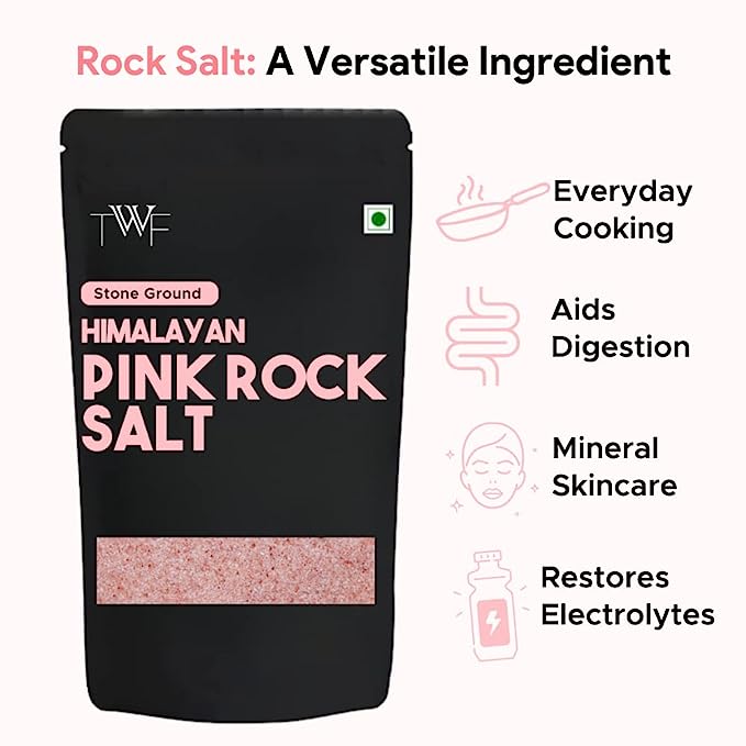 TWF Pink Himalayan Stone Ground Rock Salt