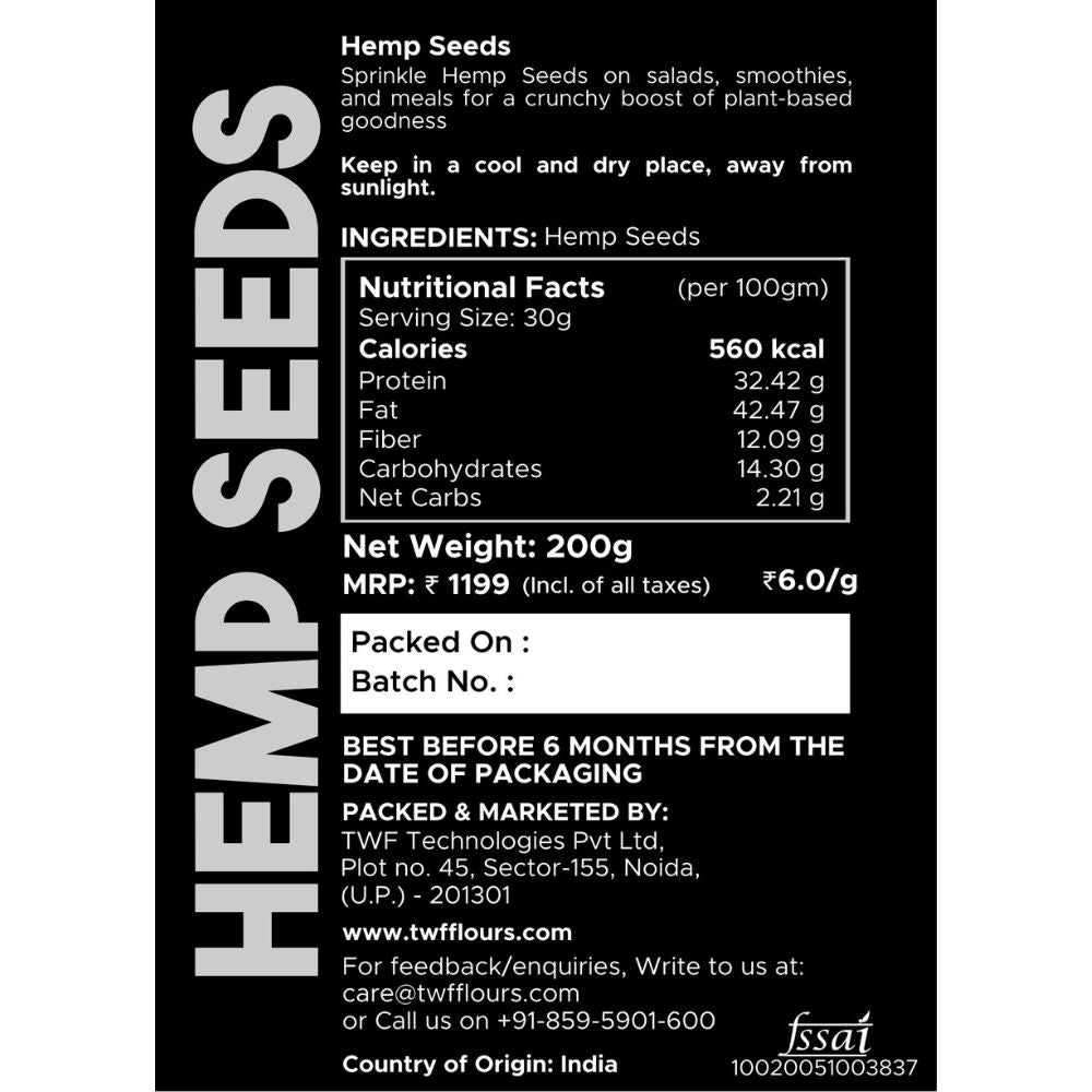TWF Hemp Seeds