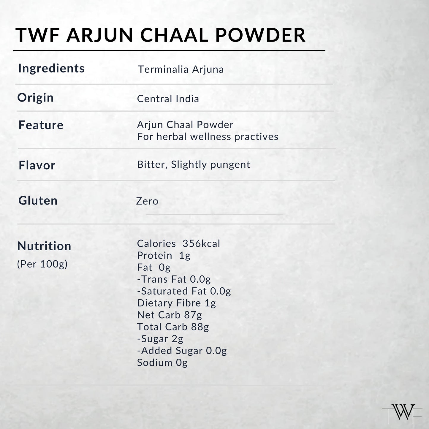 TWF Arjun Chaal Powder