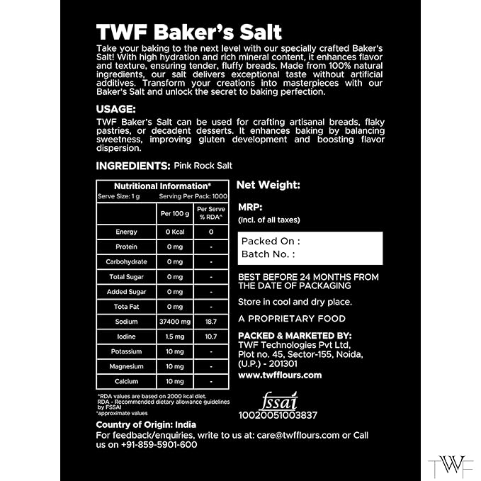 TWF Baker's Salt - Pink Rock Salt