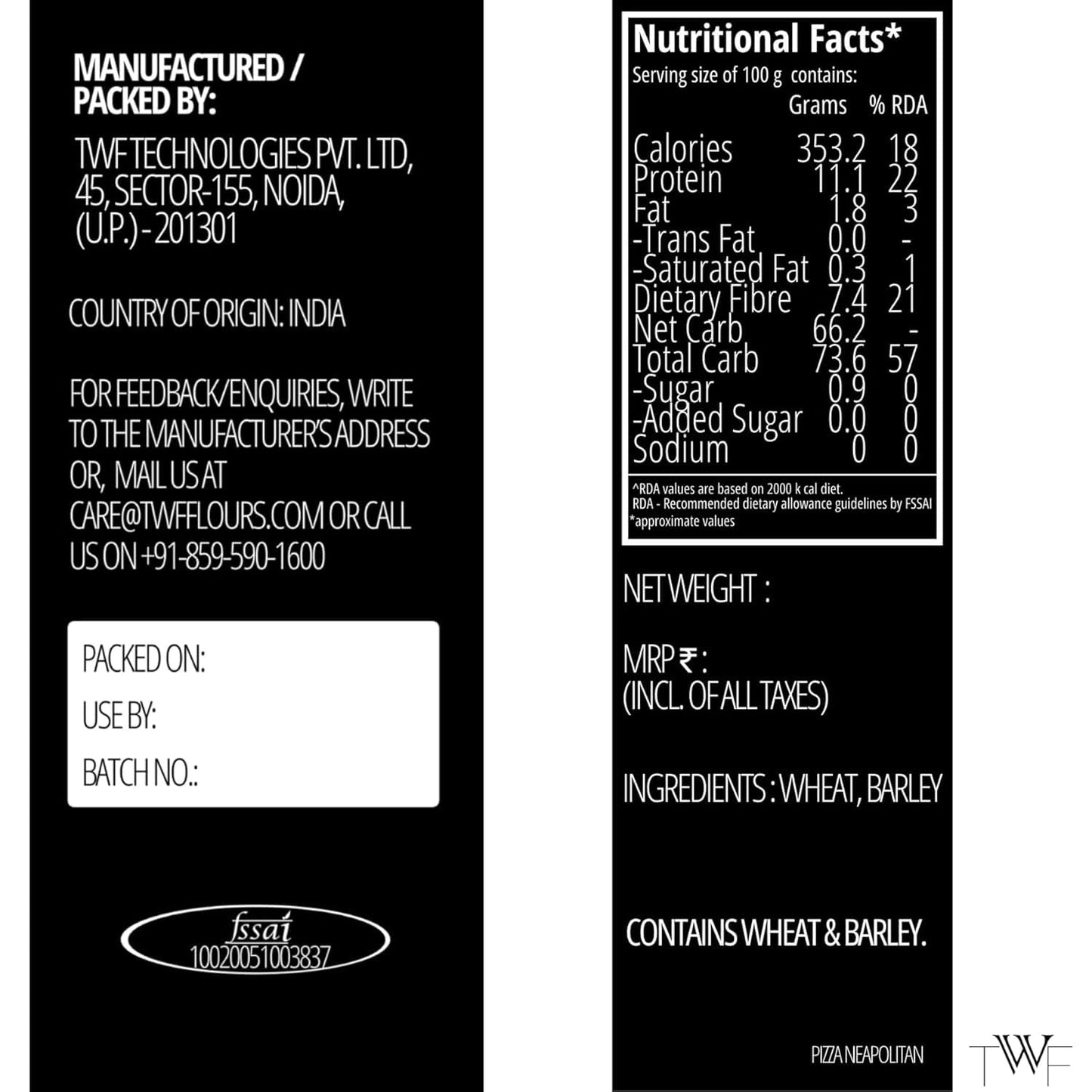 TWF Neapolitan 00 Pizza Flour