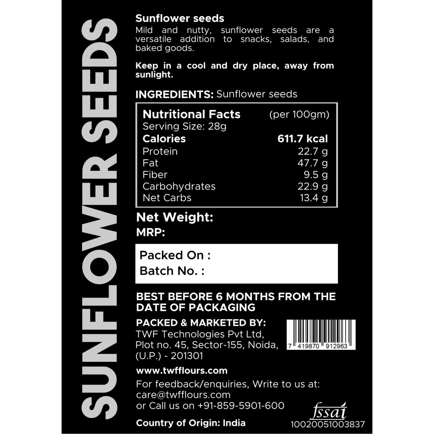 TWF Sunflower Seeds