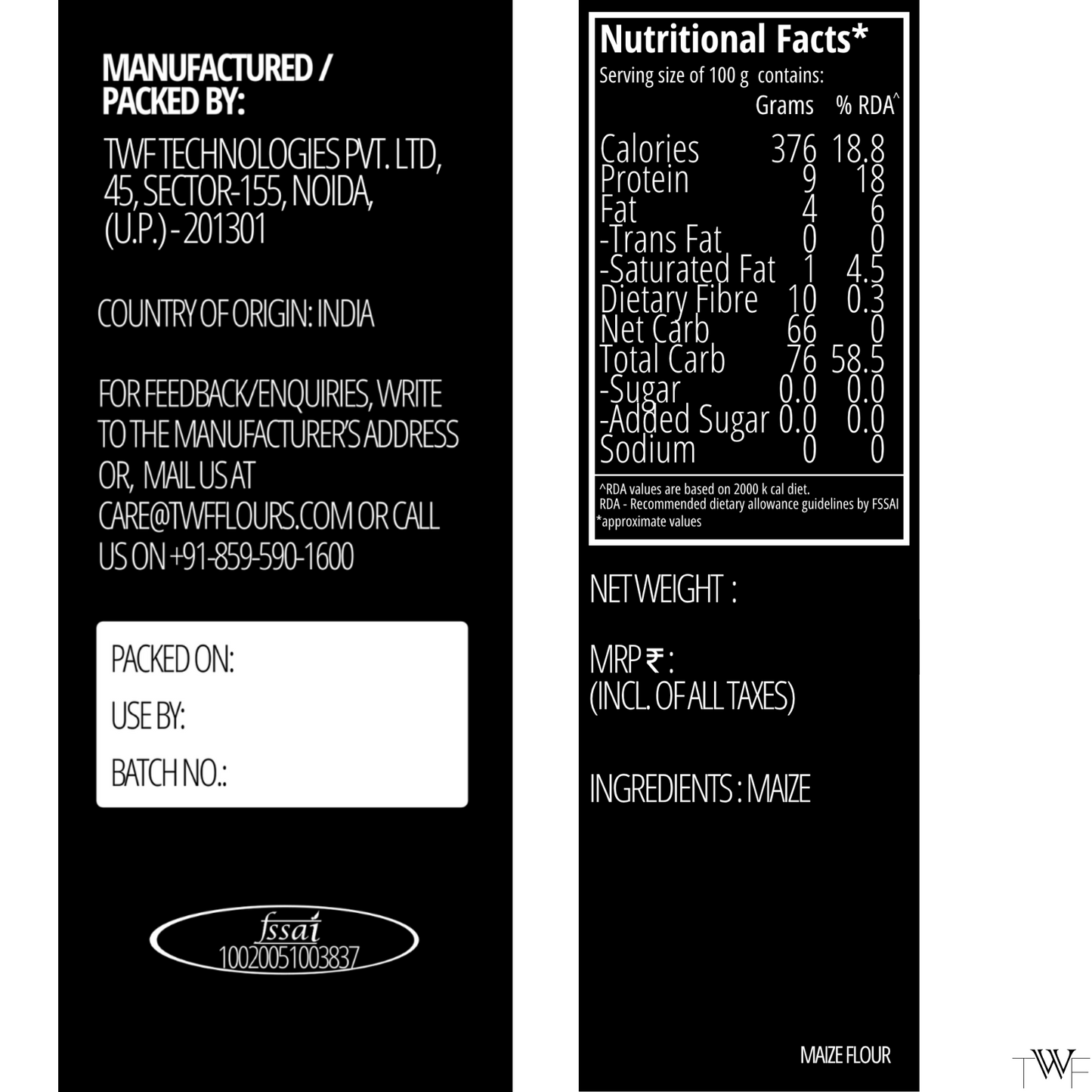 TWF Maize Flour