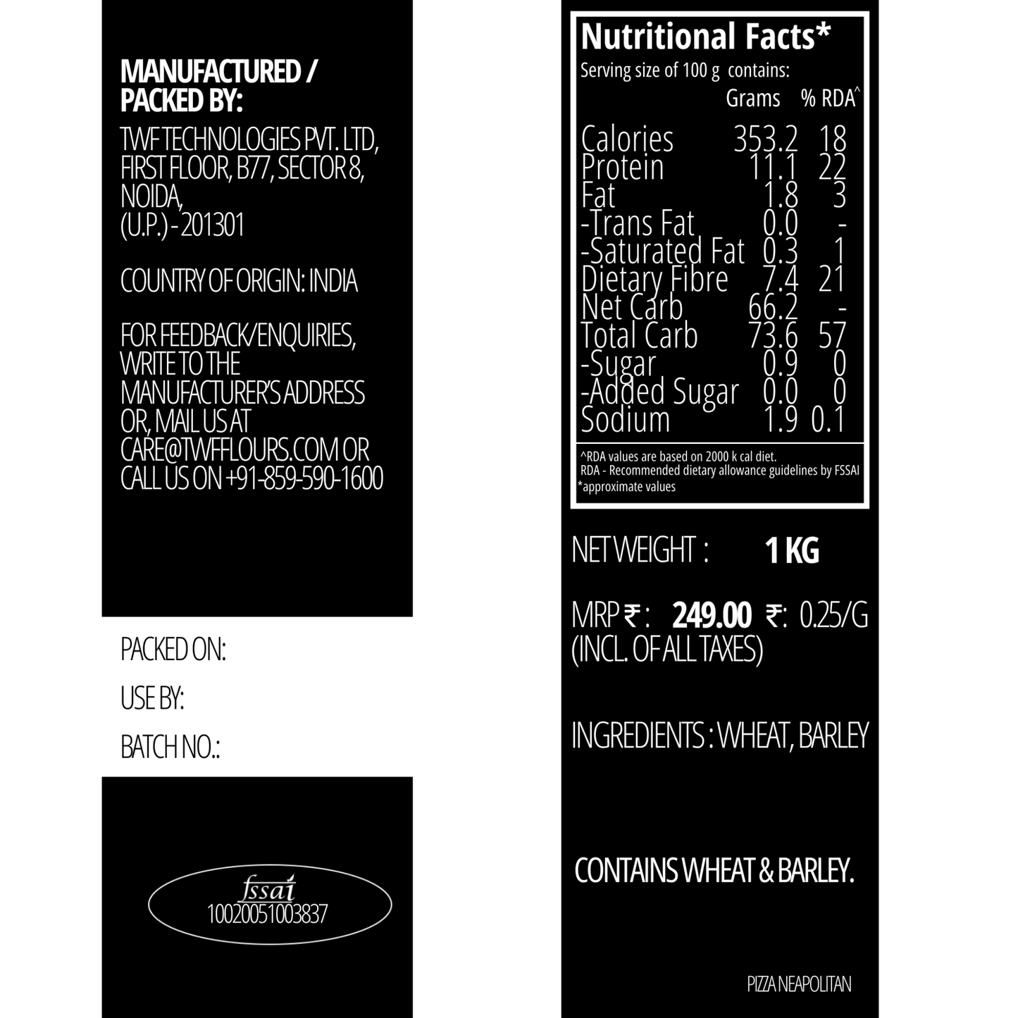 Neapolitan Pizza Flour