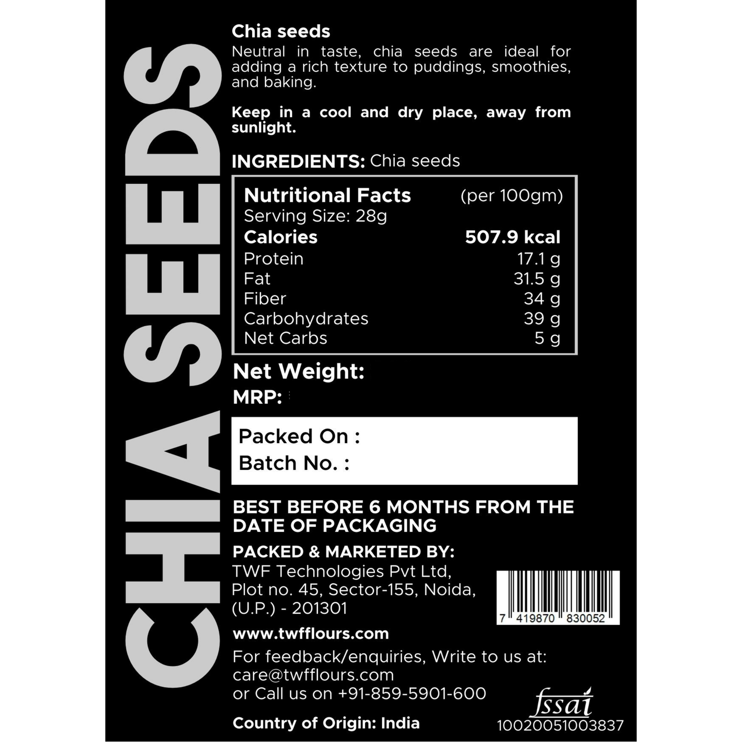 TWF Chia Seeds