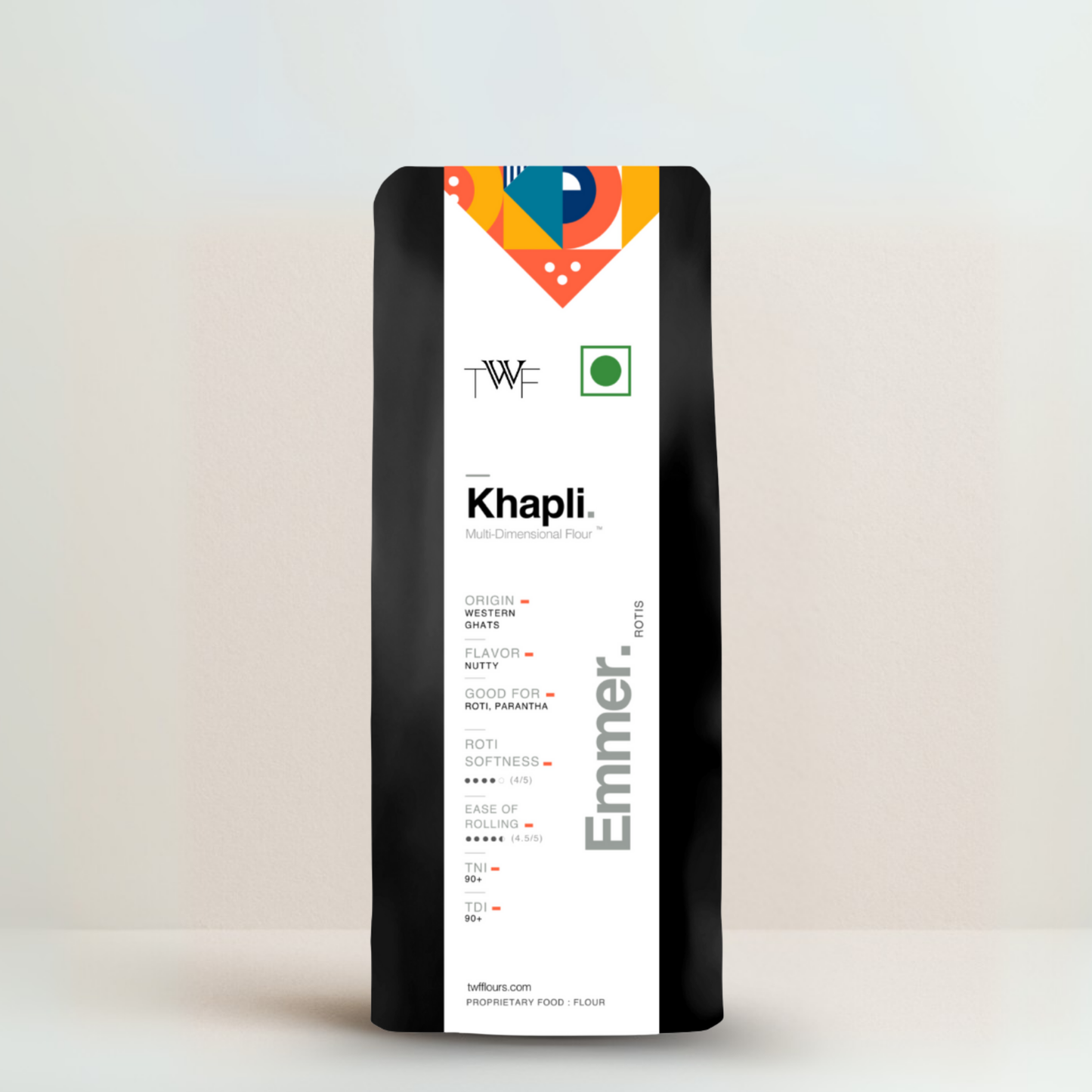 TWF Khapli (Emmer) Flour - Low GI & GL