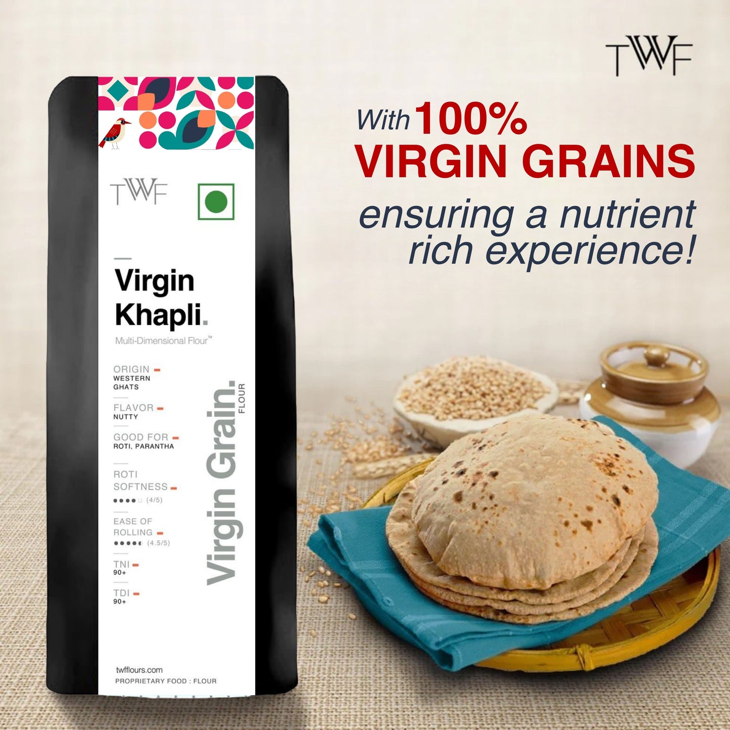 TWF Virgin Khapli (Emmer) Flour