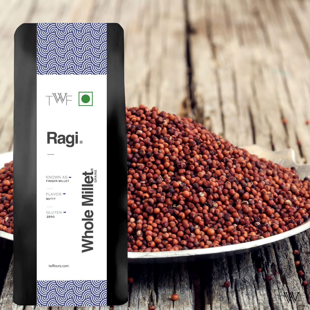 Whole Ragi Powder TWF Ragi Whole Millet – TWF Flours