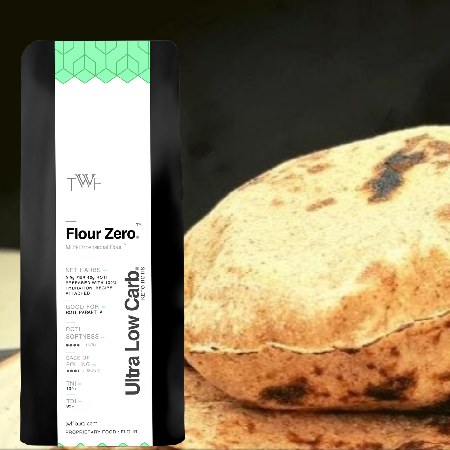 TWF Flour Zero - Ultra Low Carb Rotis