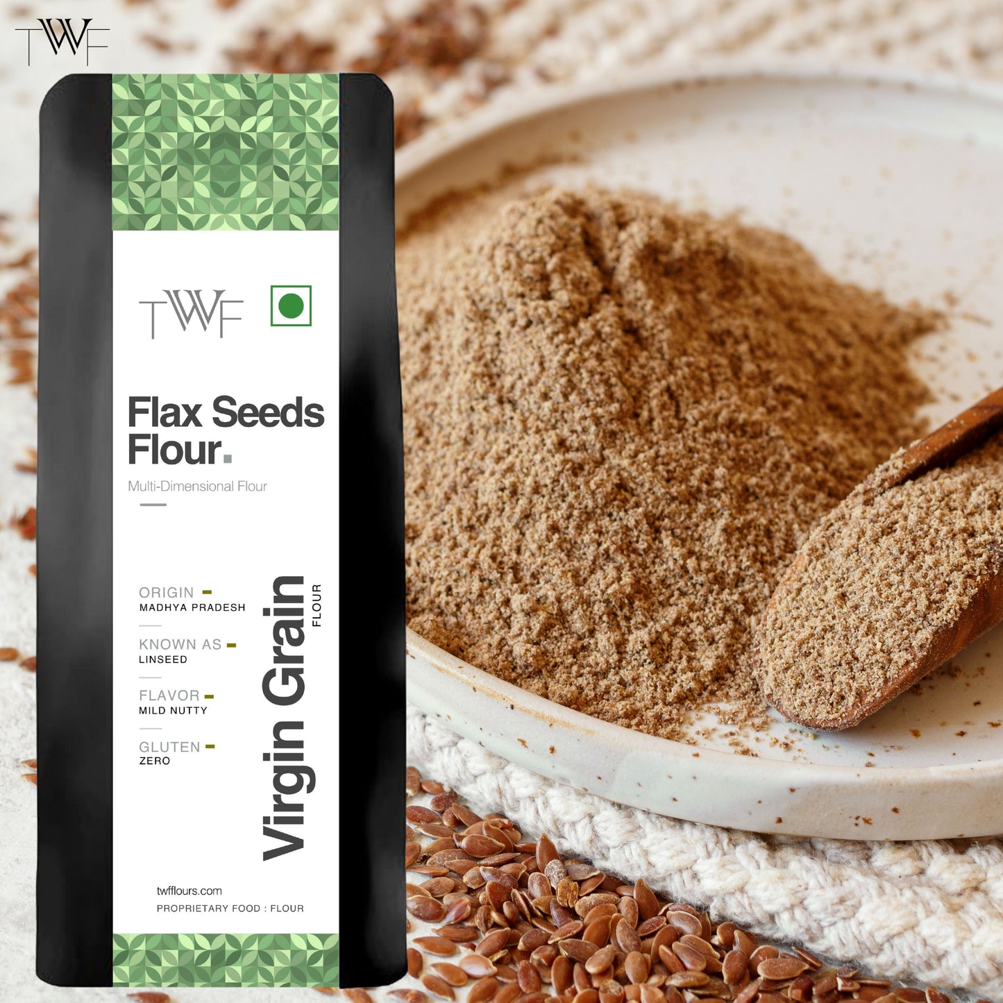 TWF Virgin Flaxseeds Flour