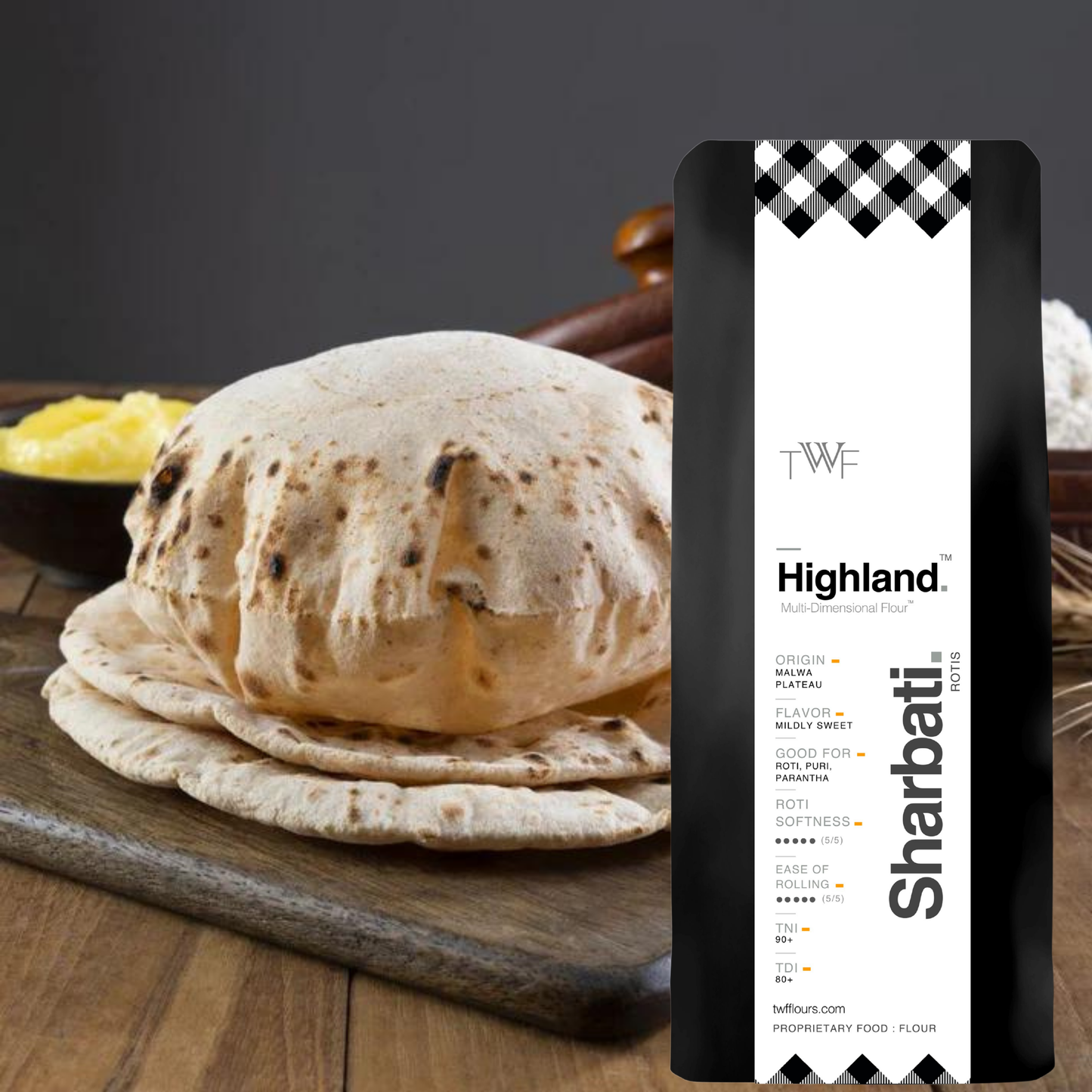 TWF Highland - Sharbati Roti Flour