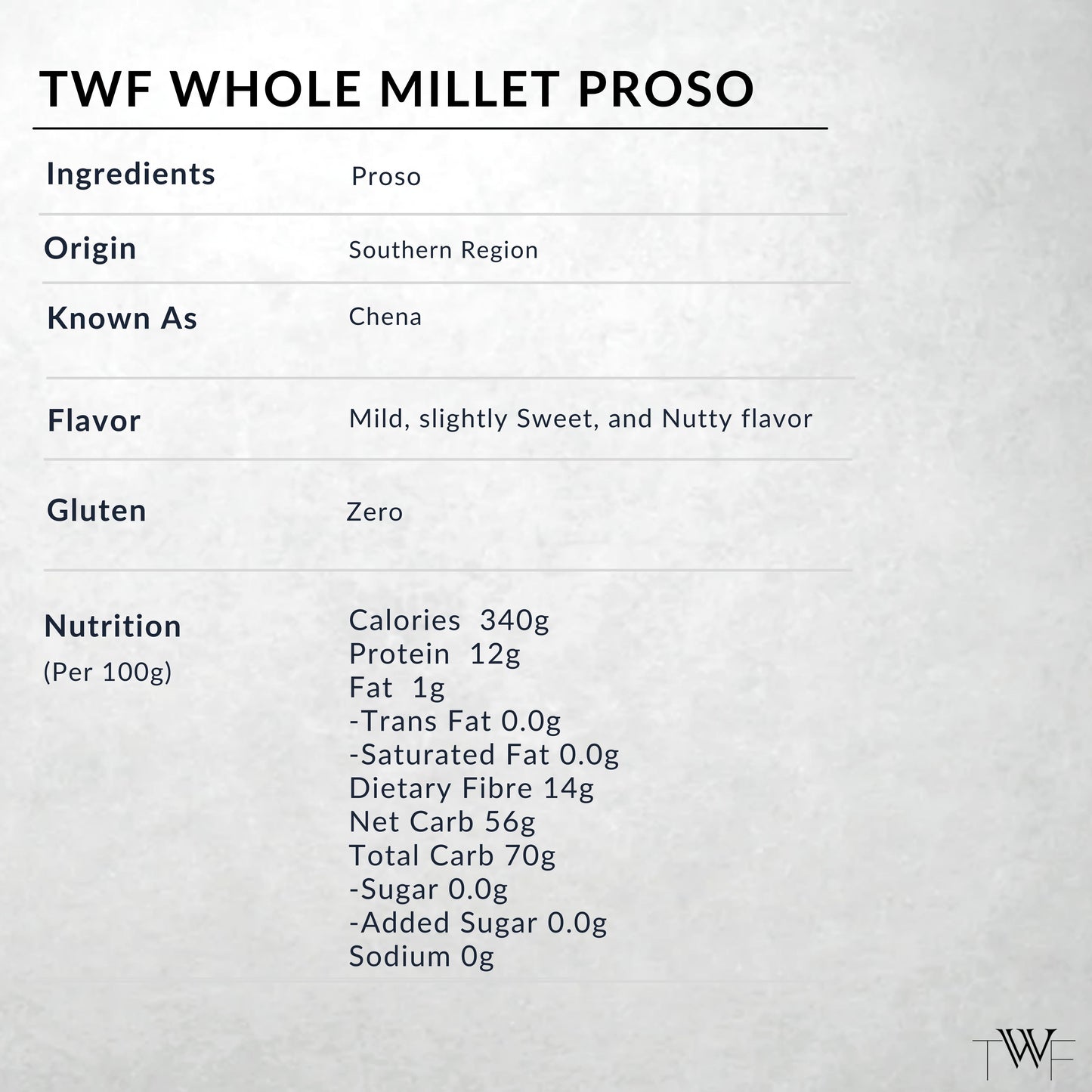 TWF Proso Whole Millet