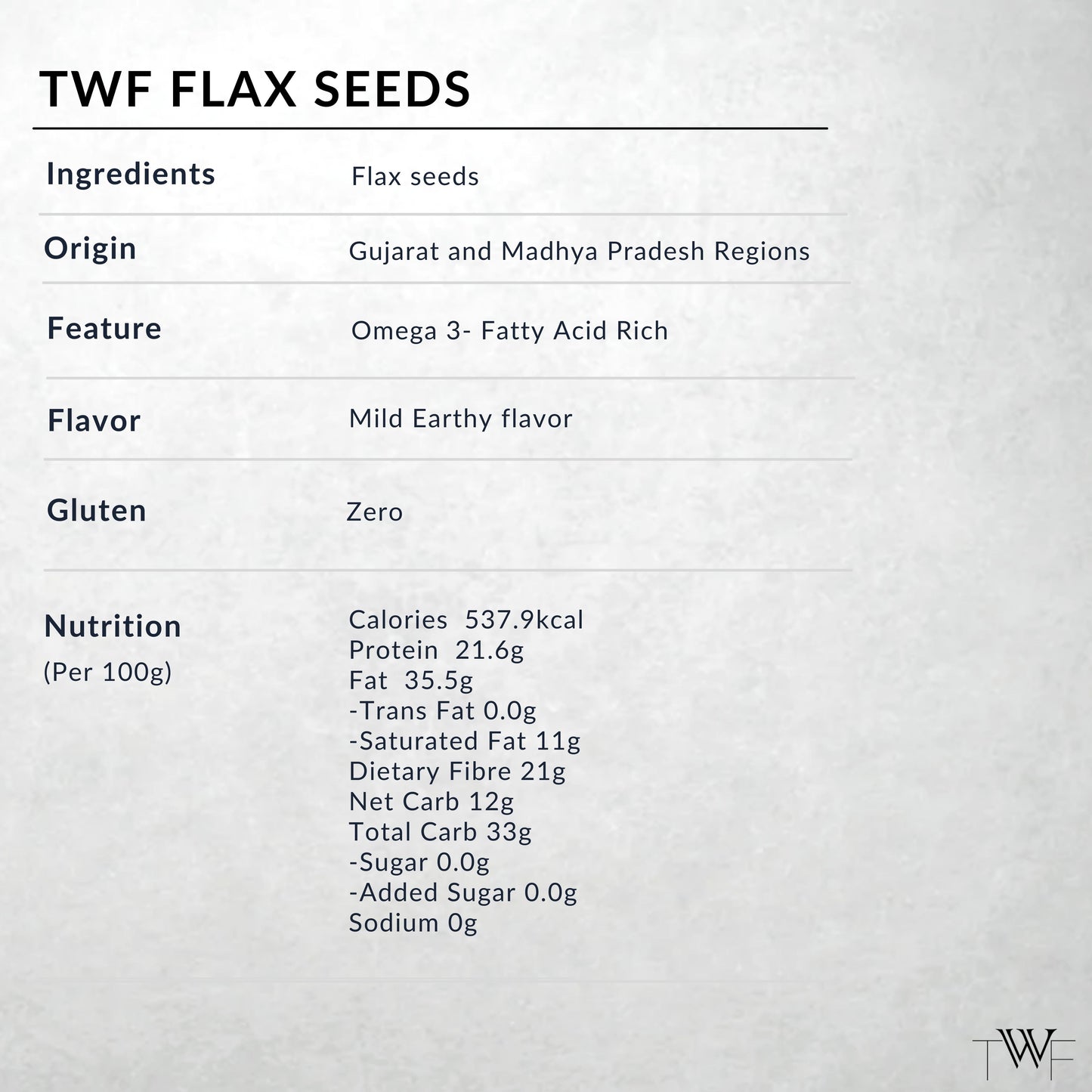 TWF Flax Seeds