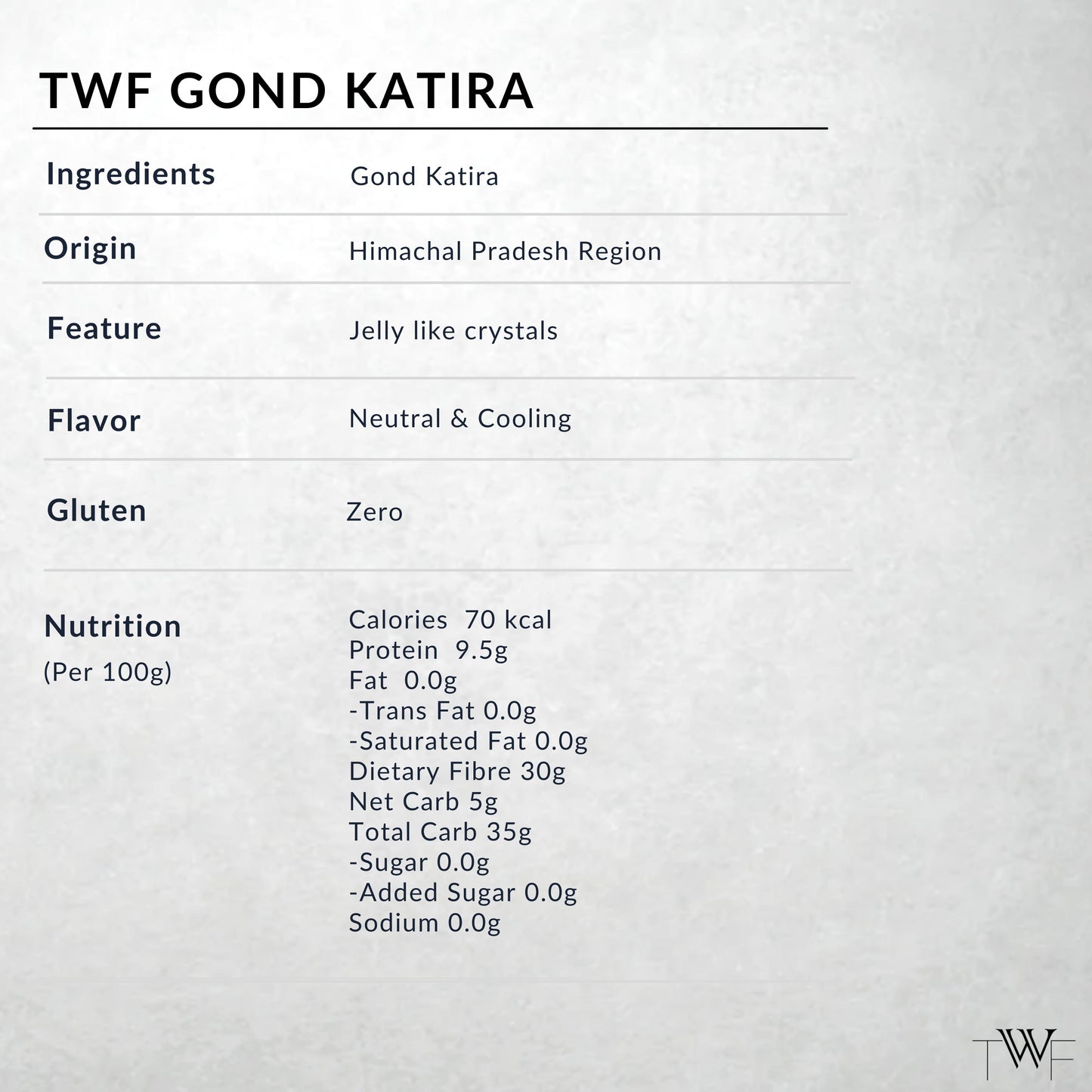 TWF Gond Katira
