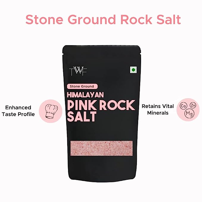 TWF Pink Himalayan Stone Ground Rock Salt