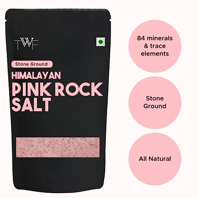 TWF Pink Himalayan Stone Ground Rock Salt