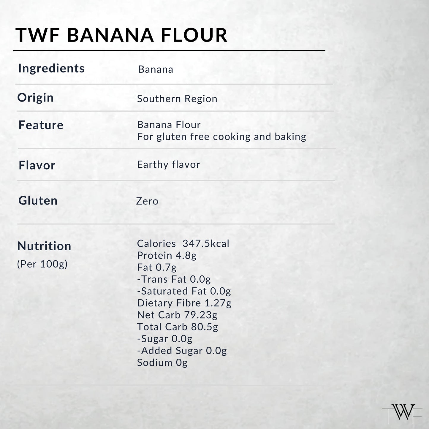 TWF Banana Flour