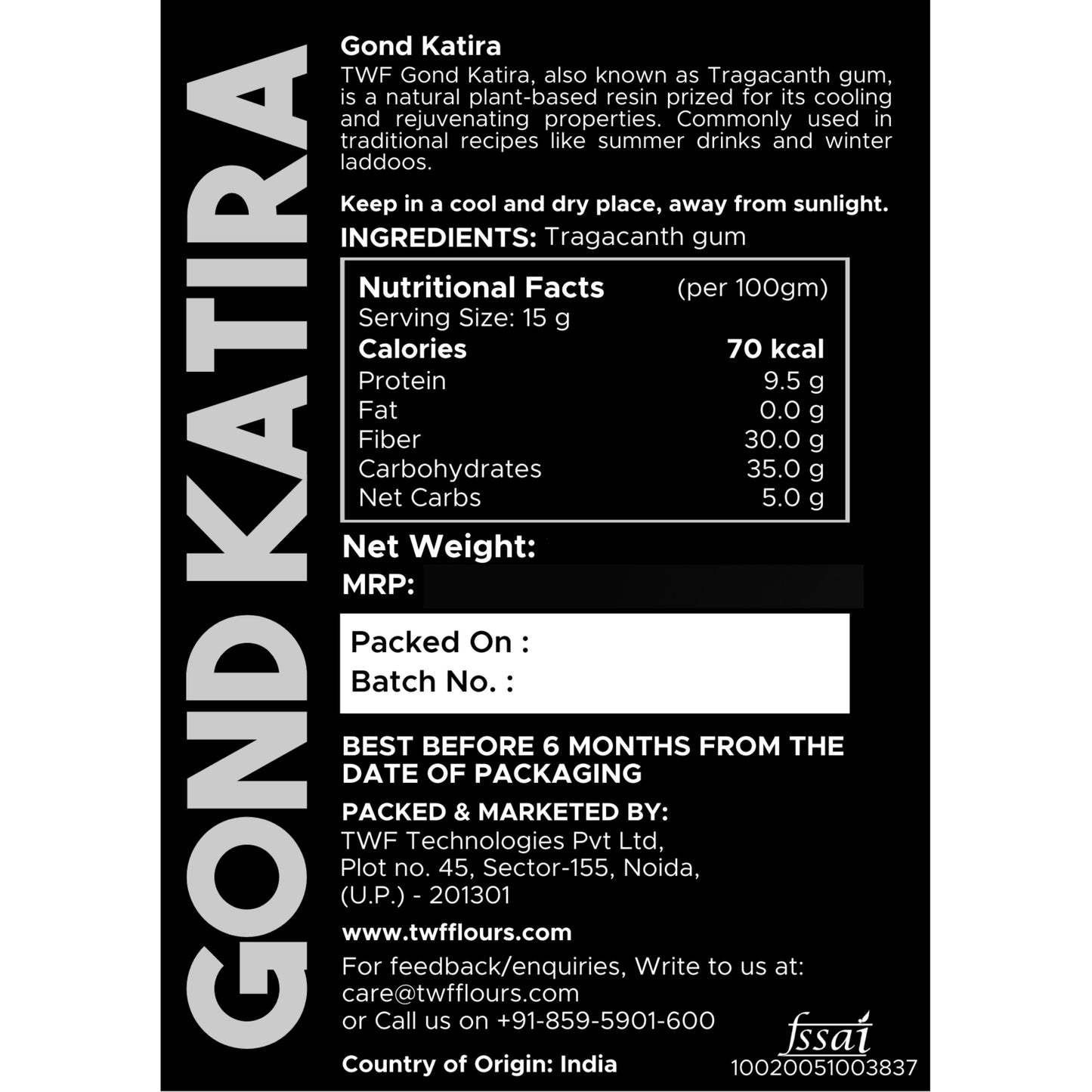 TWF Gond Katira