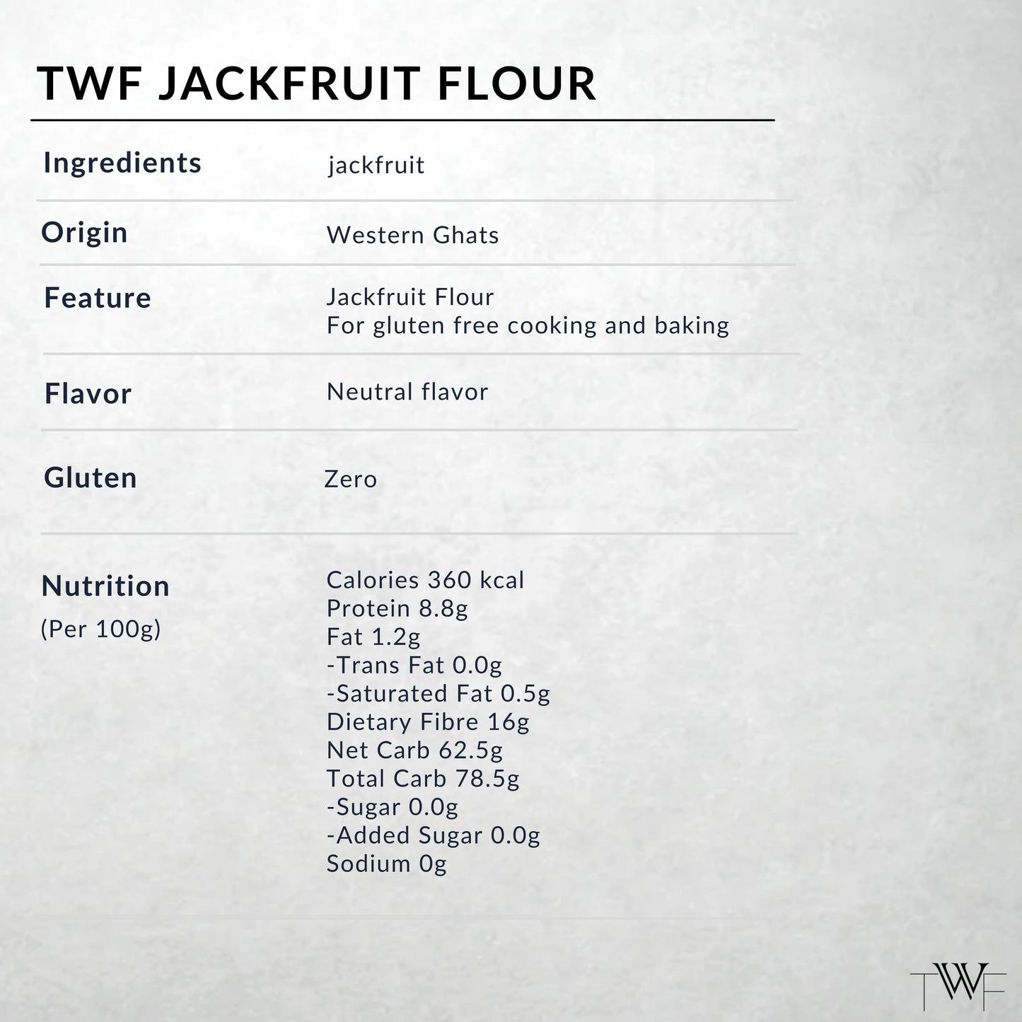 TWF Jackfruit Flour