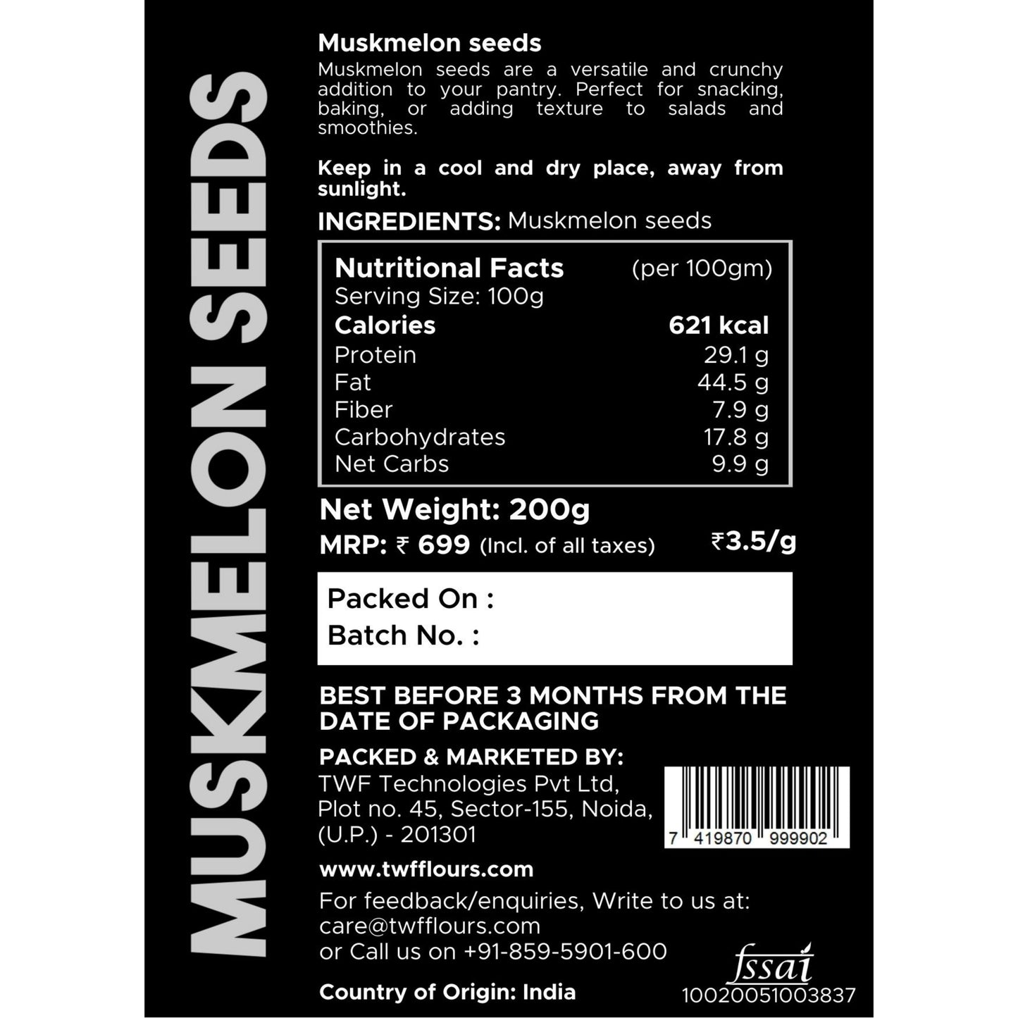 TWF Muskmelon Seeds