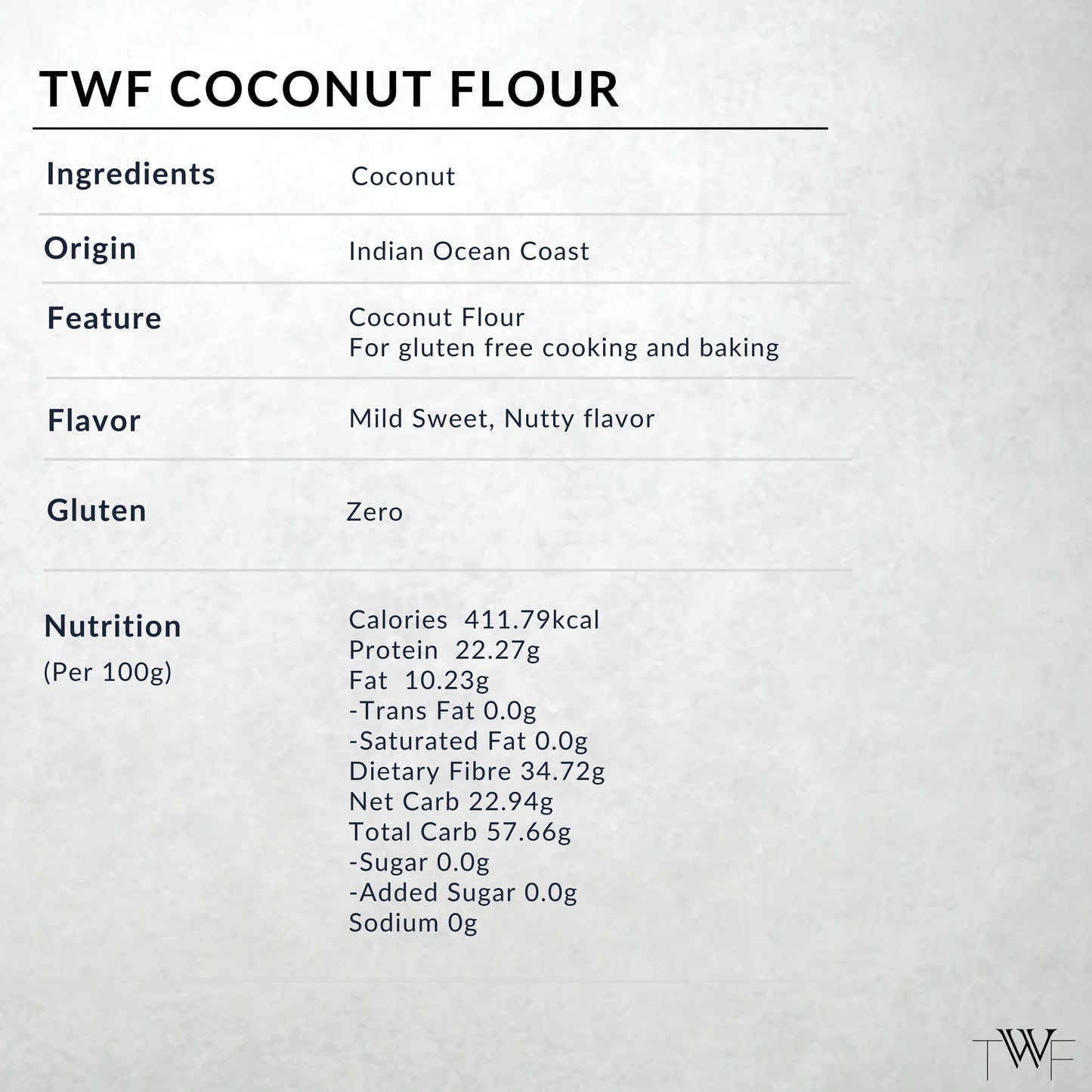 TWF Coconut Flour