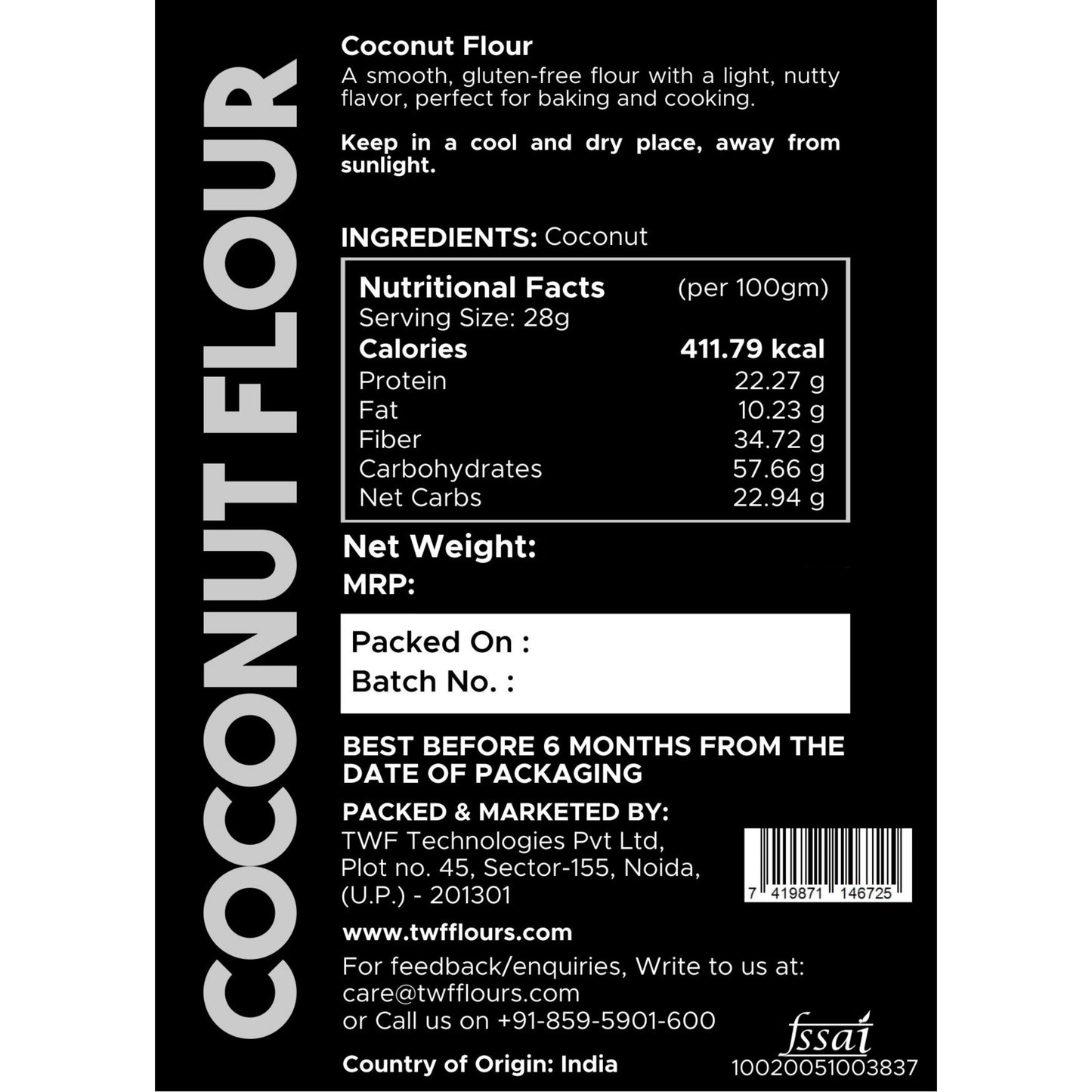 TWF Coconut Flour