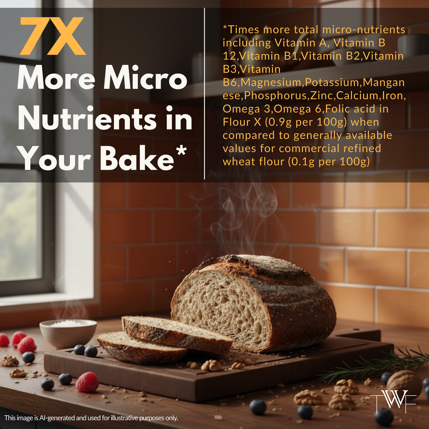 TWF Flour X - Whole Grain Strong Bread Flour (T150)